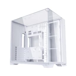 Lian Li O11 Vision Compact ATX Mid-Tower Gaming PC Case - Aluminium & Tempered Glass White PC Case