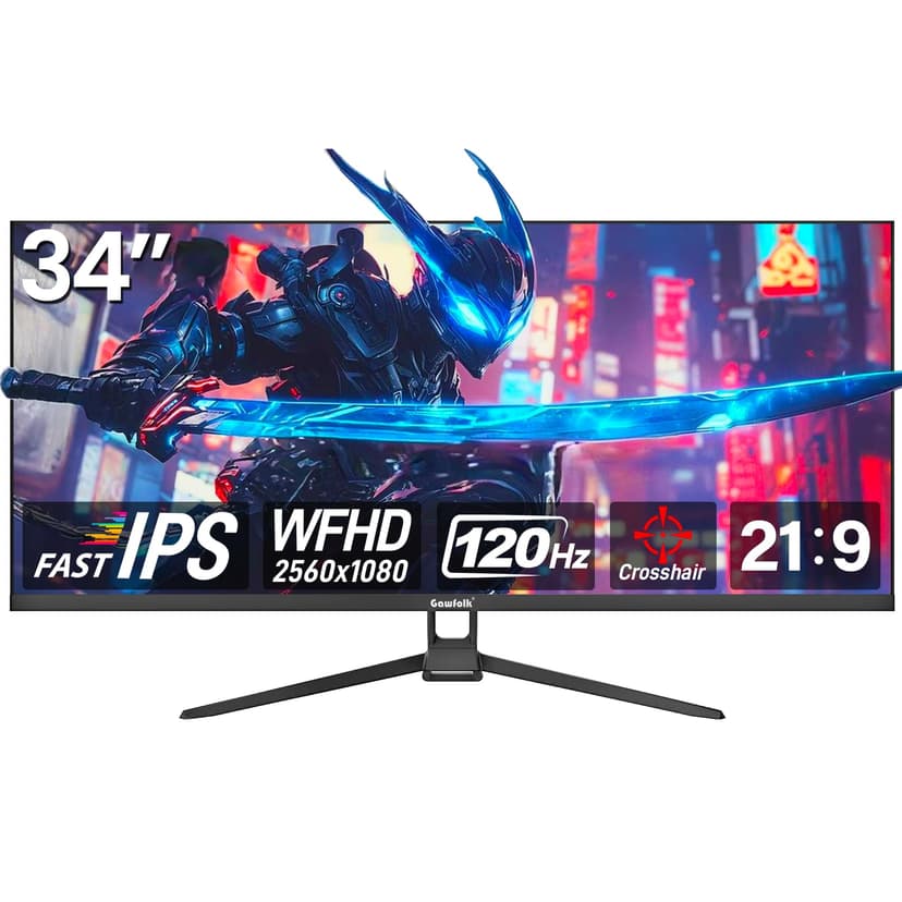 Gawfolk 34-inch Ultra-Wide Gaming Monitor Review UK 2026