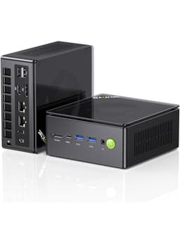 GMKtec AMD Ryzen 7 Mini Gaming PC 8845HS(8C/16T, up to 5.1GHz) K8 Plus 32GB DDR5 RAM 1TB PCIE NVME SSD, Desktop PC Oculink/Dual NIC 2.5G/WIFI 6/BT5.2/HDMI 2.1/USB4/USB3.2*2*+USB2.0*2.Mini Computer