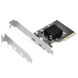 ELUTENG PCIE USB C 3.2 Gen2 Card 2 Ports (2 x Type C), 10...