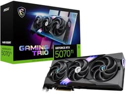 MSI NVIDIA GeForce RTX 5070 Ti 16G GAMING TRIO OC Carte G...