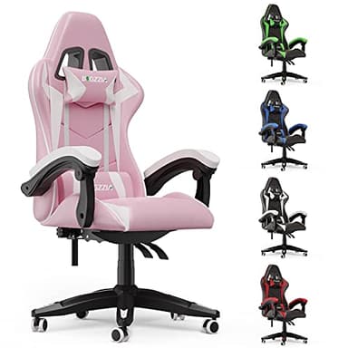 bigzzia Gaming Chair Office Chair Desk Chair Swivel Heavy...
