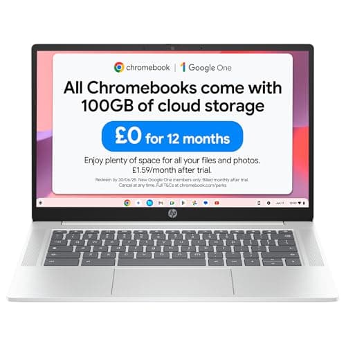 HP Chromebook 14" | Intel N100 Processor | 8 GB RAM | 128...