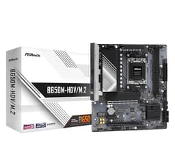 Asrock B650M-HDV/M.2, AMD B650, AM5, Micro ATX, 2 DDR5, HDMI, DP, 2.5G LAN, PCIe4, 2x M.2