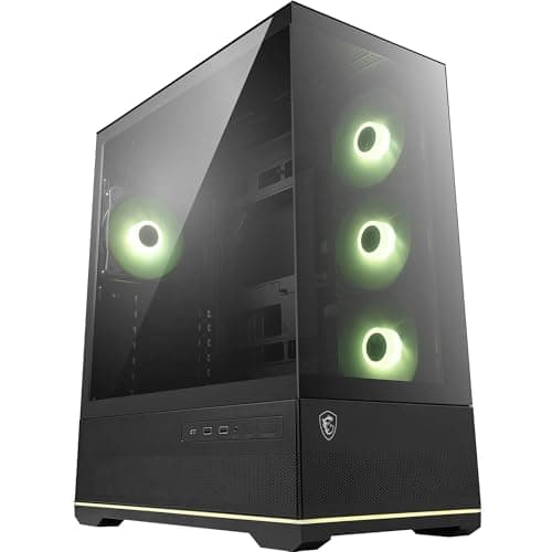 best pc cases for msi geforce rtx 3050 ventus 2x xs 8g oc gaming graphics card 8gb gddr6x 1807 mhz pci express gen 4 x 8 128 bit 1x dp v 1 4a hdmi 2 1 - MSI MAG PANO 110R PZ