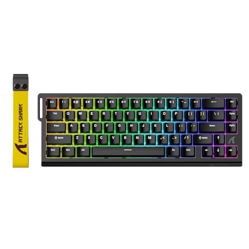 ATTACK SHARK X68 HE 8000Hz Rapid Trigger Keyboard, 0.01mm...