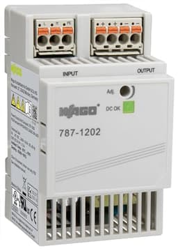 WAGO Compact Power Supply 787-1202, 1-Phase, Clocked Powe...