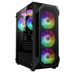 GAMDIAS AURA GC1 ELITE ARGB ATX Mid Tower PC Case, 4 x 12...