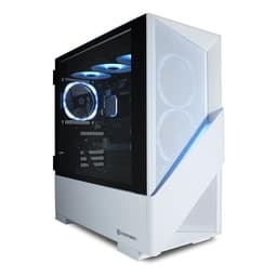 CyberPowerPC Luxe Gaming PC - Intel Core Ultra 7 265KF, Nvidia RTX 5070 Ti, 32GB RAM, 2TB NVMe SSD, 750W PSU, Windows 11, Liquid Cooling, Amethyst 360M Airflow White