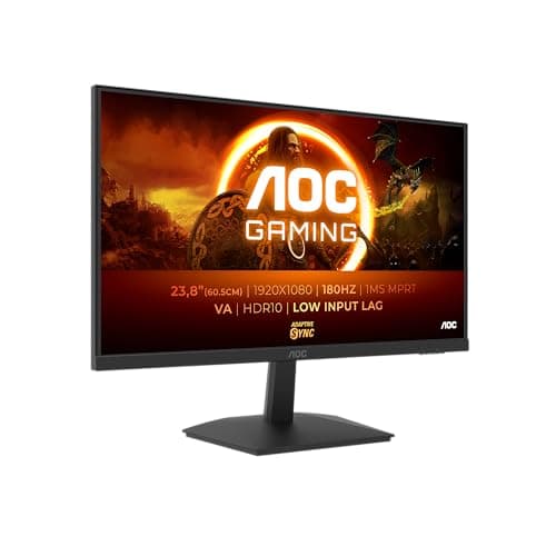 AOC Gaming 24G15N2-24 Zoll FHD Monitor, 180 Hz, 1ms, Adap...