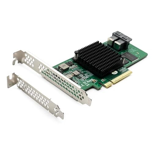 Broadcom 12G Internal PCI-E SAS/SATA HBA Controller Card:...