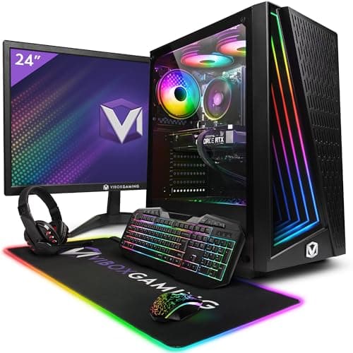 Vibox V-124 Gaming PC Bundle • AMD Ryzen 5 5500 4.2GHz •...