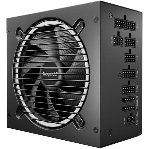 be quiet! Pure Power 13 M 1000W Power Supply, 80 PLUS® Gold Certification, ATX 3.1 PSU, Support For PCIe 5.1 GPUs, Semi-Passive 120mm be qui