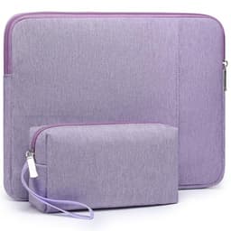 HYZUO 17-17.3 Inch Laptop Sleeve Bag Set for 17" 17.3" HP/Lenovo/Dell/ASUS/Acer/LG/Toshiba/MSI Gaming Laptop/Razer Blade 17/18, Notebook Protective Case for Men Women, Lilac Purple