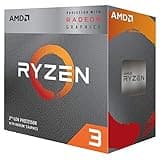 AMD Ryzensets 3 3200G processor (Radeon Vega 8 integrated GPU, 4 cores/4 threads, 65W TDP, AM4 socket, 6MB Cache, up to 4.0 Ghz max boost fr