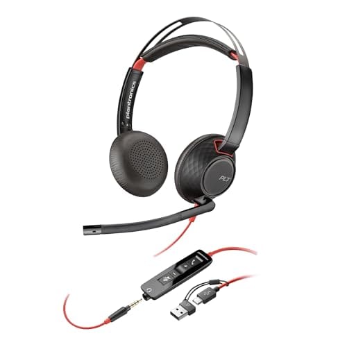 Poly Blackwire 5220 Headset Review UK 2026 - Tested & Rated