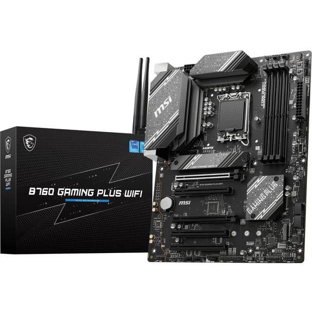 MSI B760 GAMING PLUS WIFI Motherboard, ATX