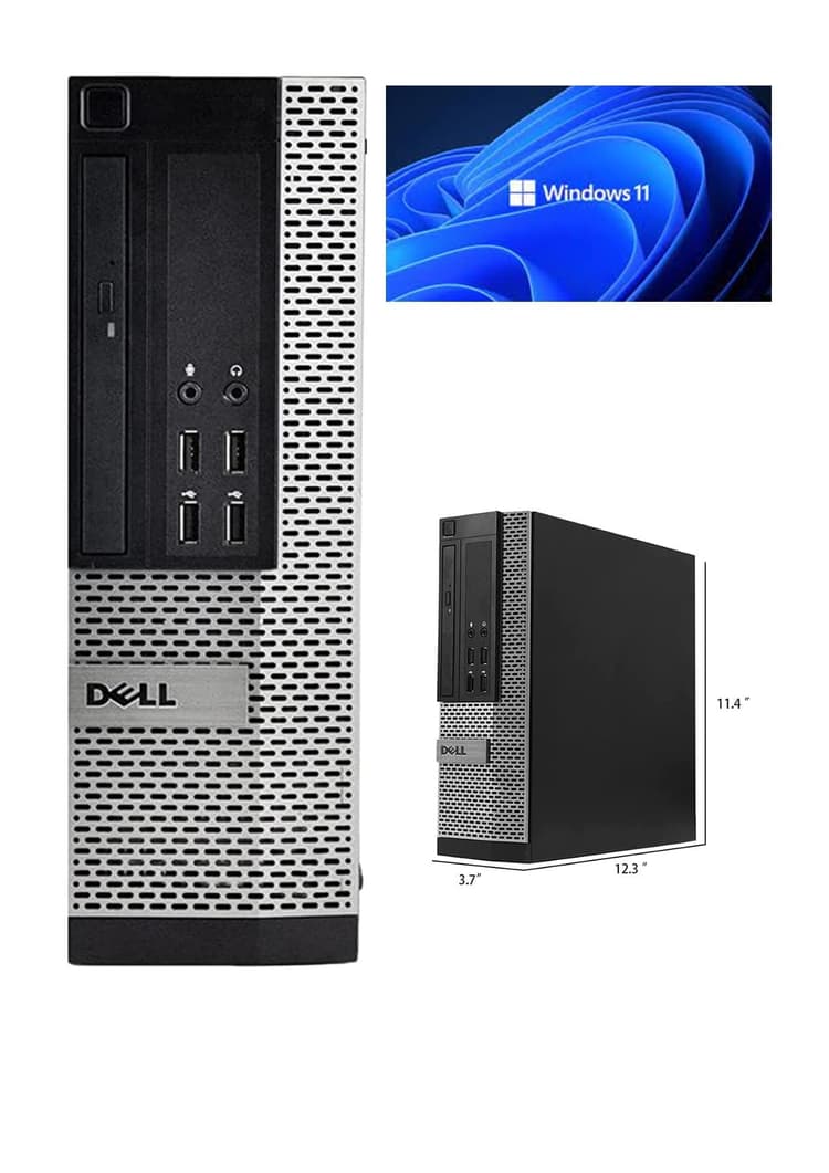 Dell Window 11 Pro Optiplex Core i5 Series Desktop Small...
