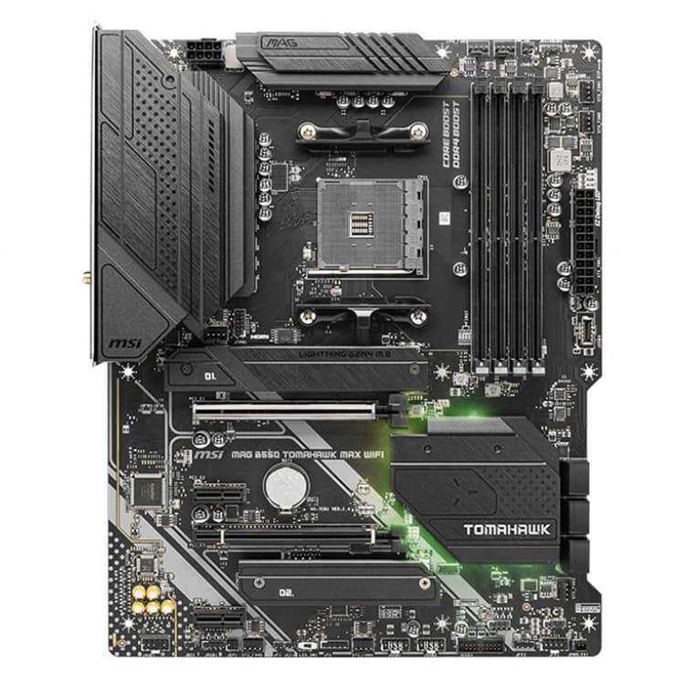 MSI MAG B550 TOMAHAWK MAX WIFI Motherboard, ATX, AM4