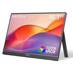 ARZOPA 16.1" Portable Monitor FHD Review UK (2026) - Tested & Calibrated