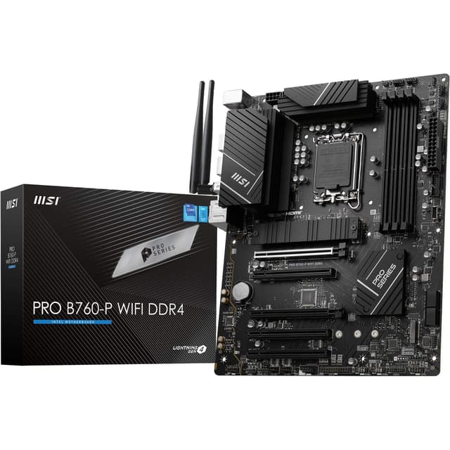 MSI PRO B760-P WIFI DDR4 Motherboard, ATX