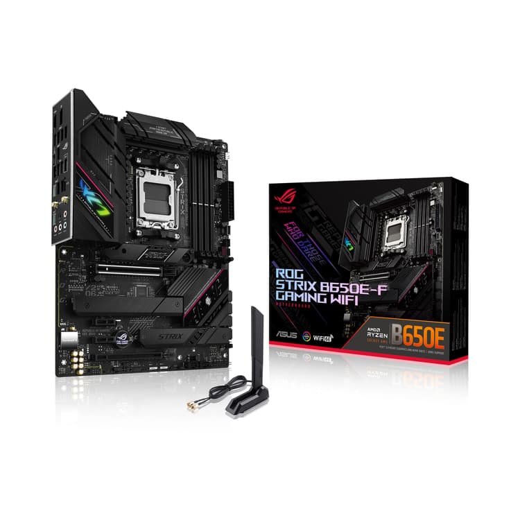 ASUS ROG Strix B650E-F Gaming WiFi AMD Ryzen AM5 ATX moth...