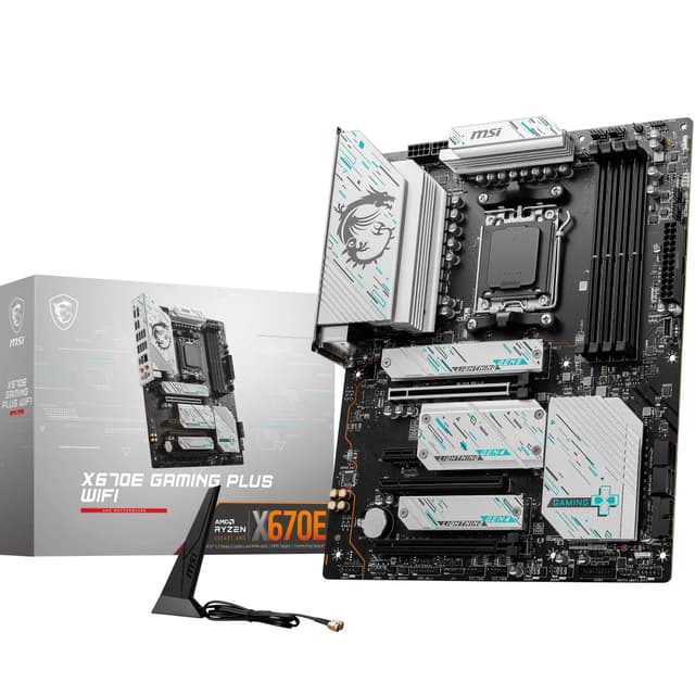 MSI X670E GAMING PLUS WIFI Motherboard, ATX