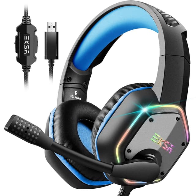 EKSA E1000 USB Gaming Headset for PC