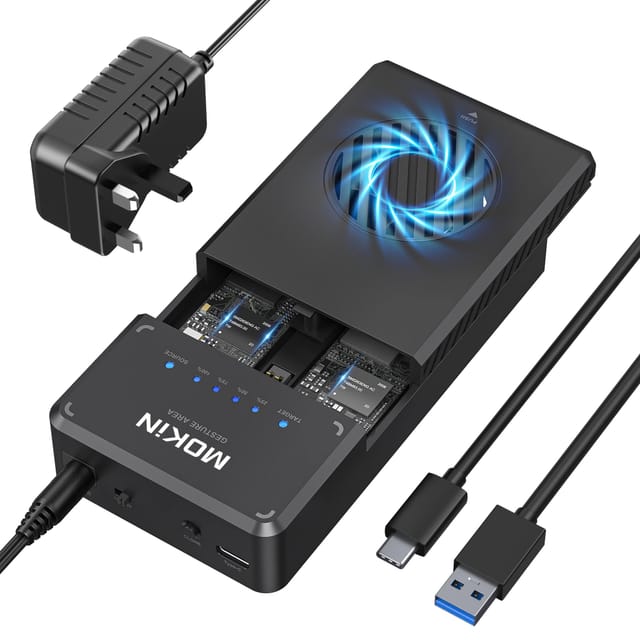 MOKiN NVMe Dual-Bay Enclosure Review: Worth It?