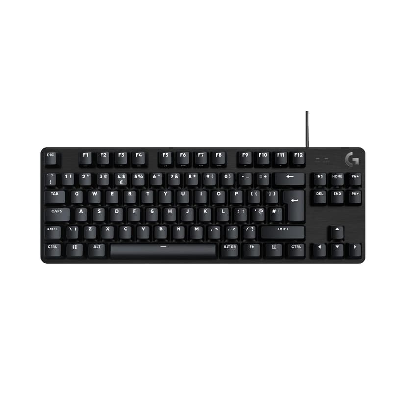 Logitech G G413 TKL SE Mechanical Gaming Keyboard - Compact Backlit Keyboard with Tactile Mechanical Switches, Anti-Ghosting, Compatible with Windows, macOS, QWERTY UK English Layout - Black