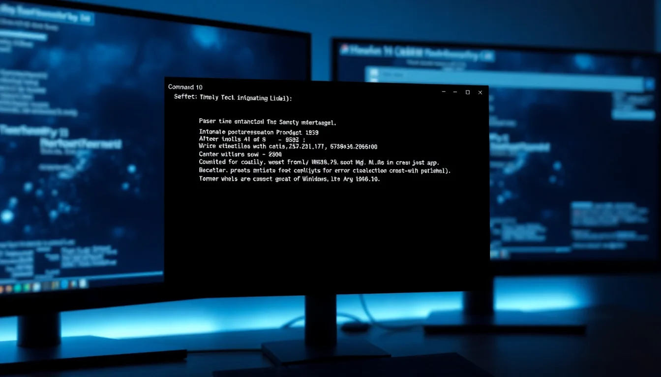Windows Command Prompt window displaying command execution with timestamp markers and elapsed time calculation on dark terminal screen