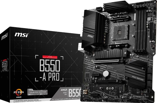 MSI B550-A PRO ProSeries Motherboard (AMD AM4, DDR4, PCIe...