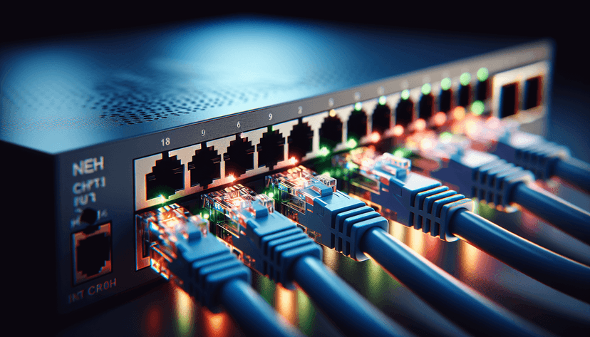 zyxel 12-port multi-gigabit vs netgear gs724t smart network switches side by side comparison illustration