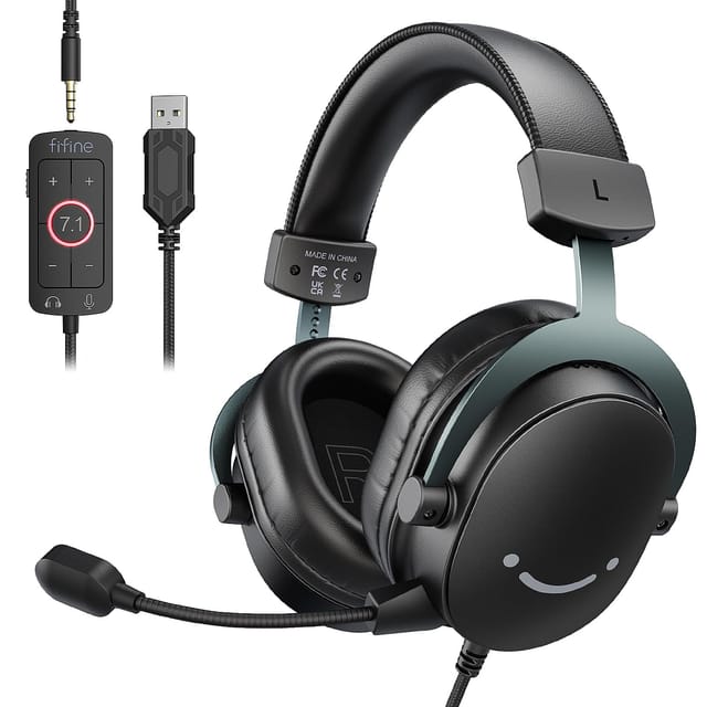 FIFINE H9 Gaming USB Headset Review UK 2026 - Tested & Rated