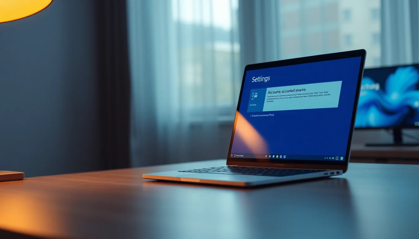 Windows 11 Dynamic Lock settings displayed on a laptop screen with Bluetooth icon and paired phone status shown in the preferences menu.