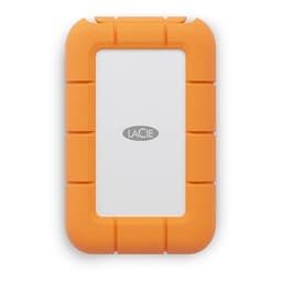 LaCie Rugged Mini external SSD 500GB, 40 Gb/s, 2.000MB/s, compatible with PC Mac iPad & iPhone, Data Rescue Service (STMF500400)