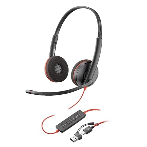 POLY Blackwire 3220 Wired Headset UK 2026 Review - Tested & Rated