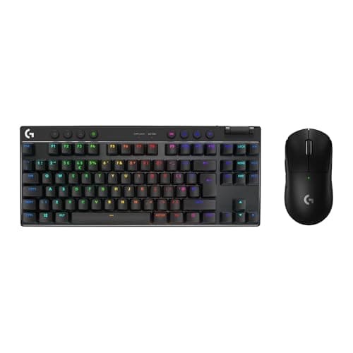 Logitech G PRO X TKL LIGHTSPEED Wireless Gaming Keyboard,...
