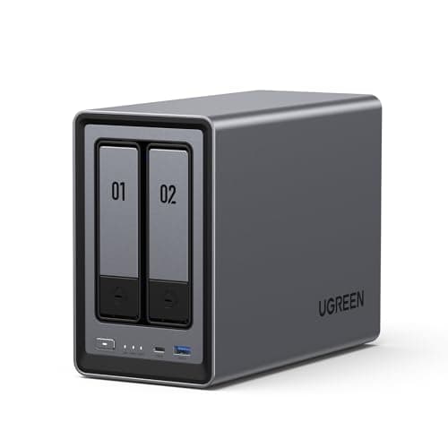 UGREEN NASync DXP2800 2-Bay Desktop NAS, Intel N100 Quad-...