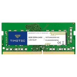 Timetec Premium 8GB DDR4 2400MHz (PC4-2400T) PC4-19200 SODIMM Laptop RAM – 260-Pin 1.2V CL17 Non-ECC Unbuffered Memory Module for Laptop, Notebook, Mini PC, All-in-One