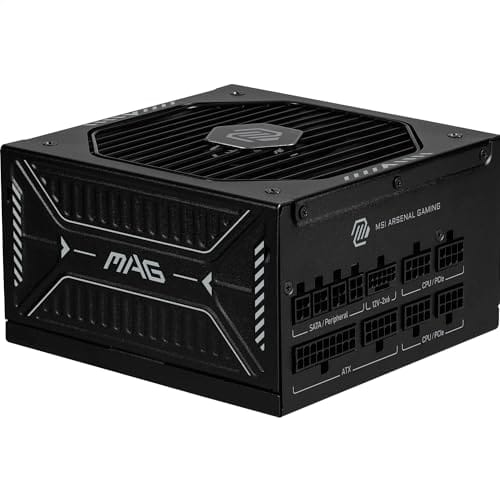 MSI Computers, MAG A850GLS PCIE5 Review UK (2026) - Tested & Rated
