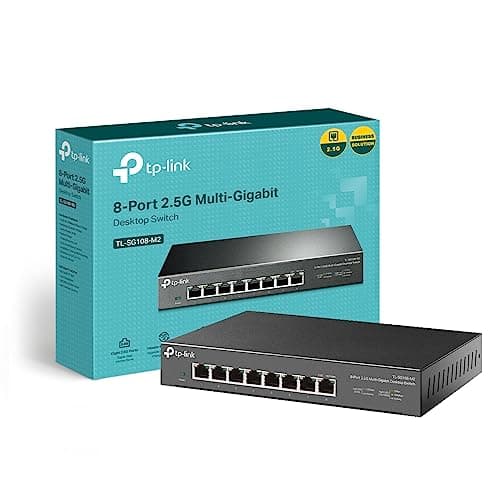 TP-Link TL-SG108-M2 8 Port Gigabit Network Switch, 8x 2.5...