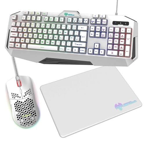 AWD-IT Nebula V2 Gaming Bundle Review: White RGB Keyboard, Mouse and Mat