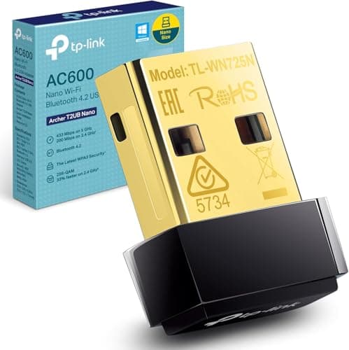 TP-Link Archer T2UB Nano WiFi Dongle, AC600 Bluetooth 4.2...