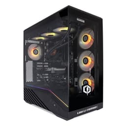 CyberPowerPC Luxe Gaming PC - AMD Ryzen 7 9800X3D, Nvidia RTX 5070, 32GB RAM, 1TB NVMe SSD, 650W PSU, Windows 11, Liquid Cooling, Ark