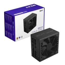 NZXT C850 Gold Core - ATX 3.1 Power Supply 850W - 80 Plus Gold - Cybenetics Platinum - Fully Modular - PCIe 5.1 600W 12V-2x6 - Zero RPM Fan - Capacitors 105°C - Black