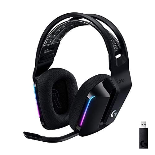 Logitech G733 LIGHTSPEED Wireless Gaming Headset with sus...
