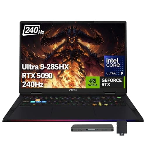 msi Raider 18" QHD+ 240Hz Gaming Laptop, Intel Core Ultra...