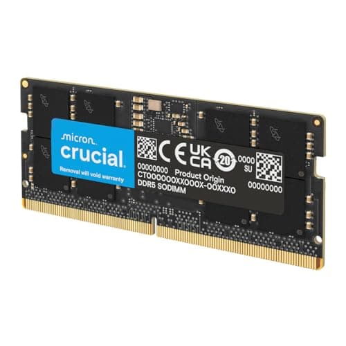 Crucial DDR5 RAM 32GB 5600MHz SODIMM, Laptop Computer Mem...