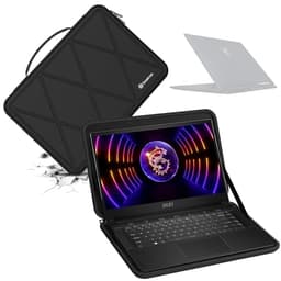 Smatree Hard EVA Protective Sleeve Case Compatible for 14 inch MSI Stealth 14Studio A13VF/A13VE,for Stealth 14 AI Studio A1V,MSI Prestige 14AI Evo C1M, Prestige 14 AI Studio C1V/C1U Bag(X8261)